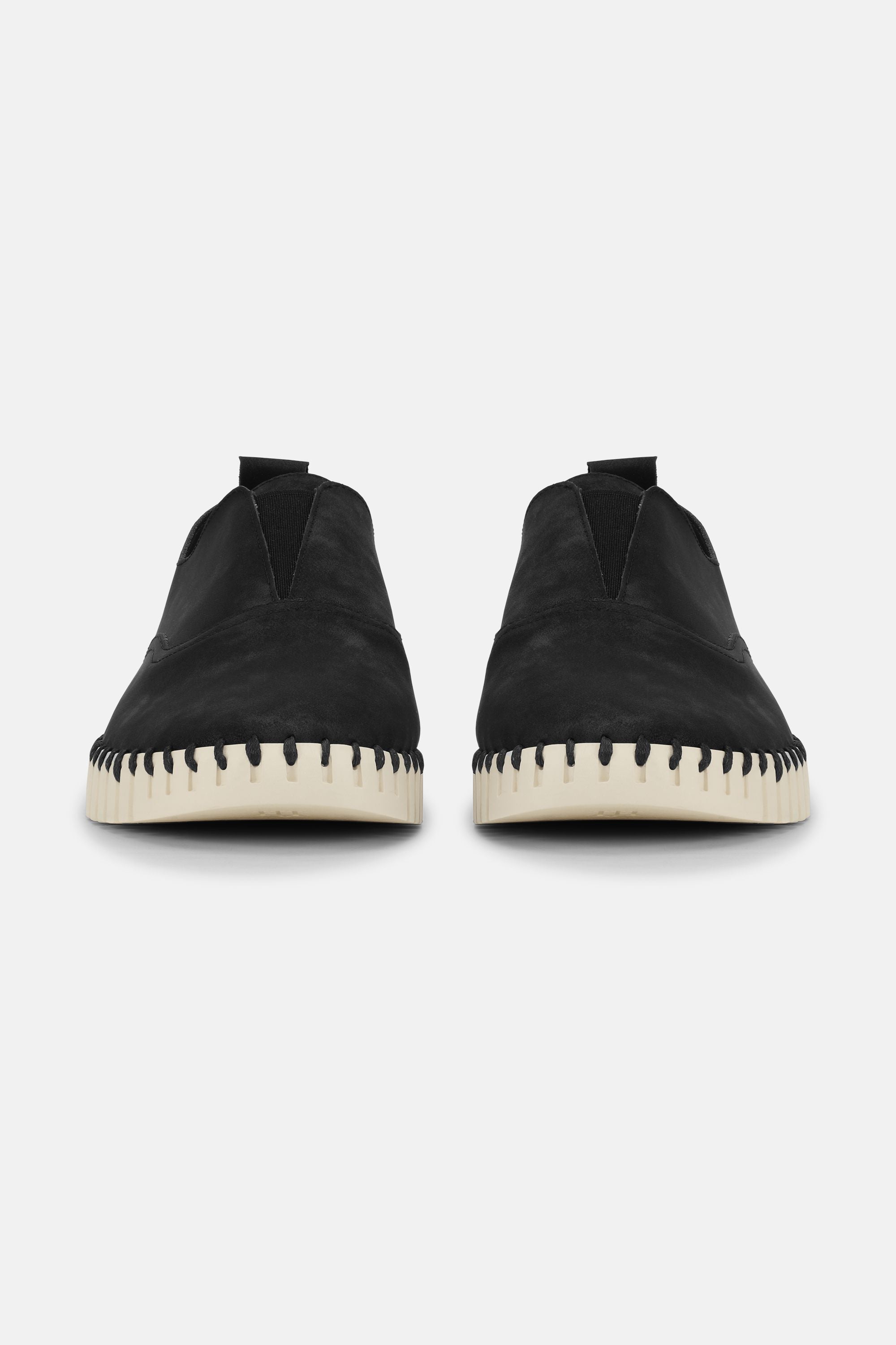 Komfortable Herresko - Black Pearled Ivory
